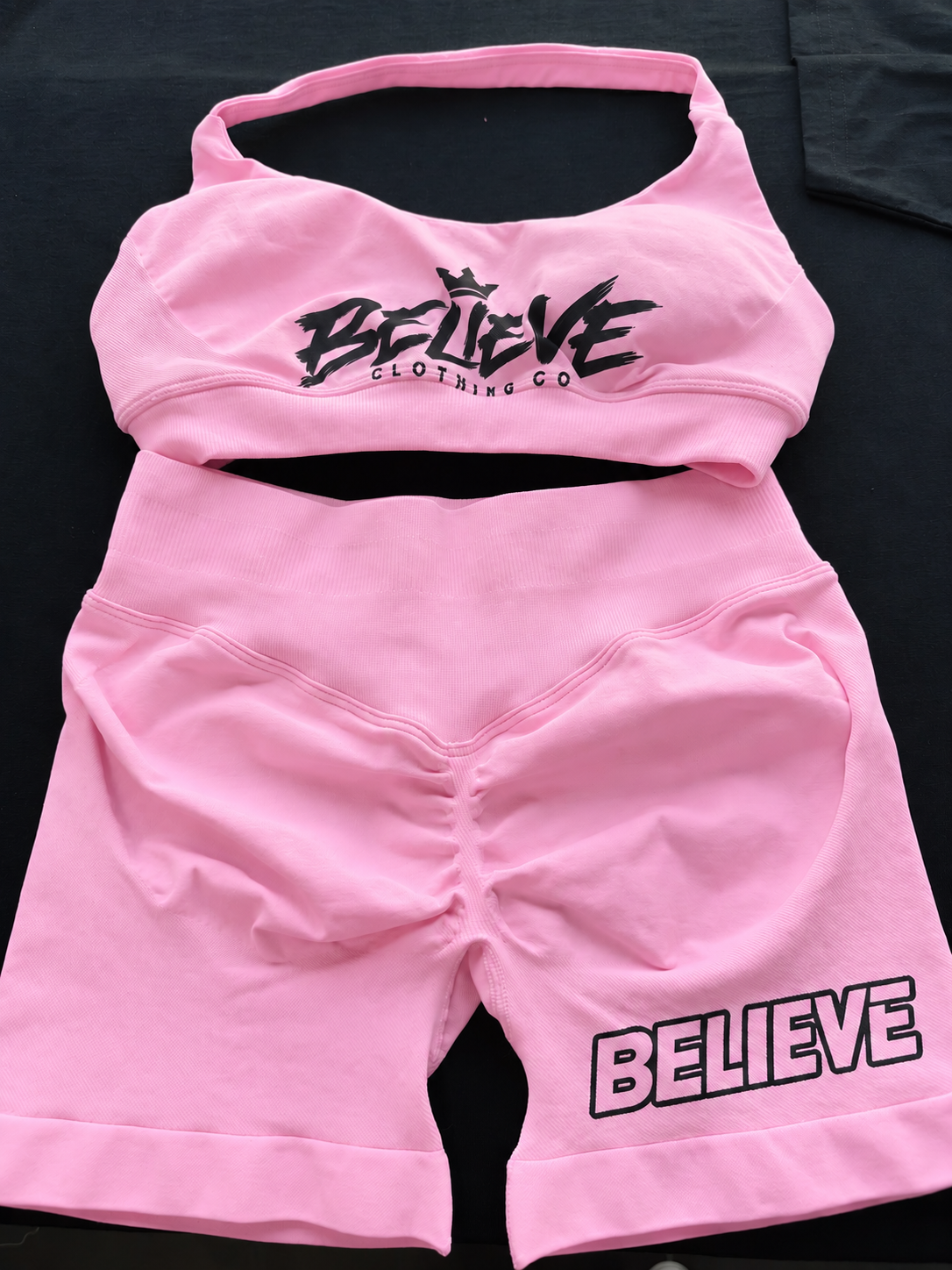 Believe Bloom Scrunch & Crop Set