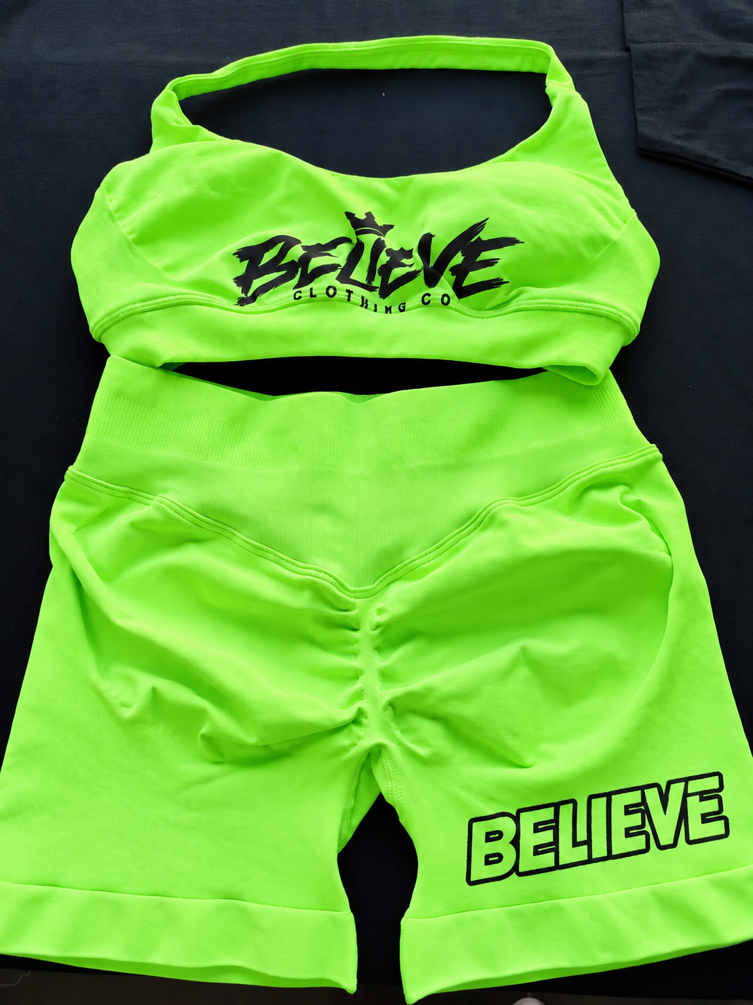 Believe Bloom Scrunch & Crop Set