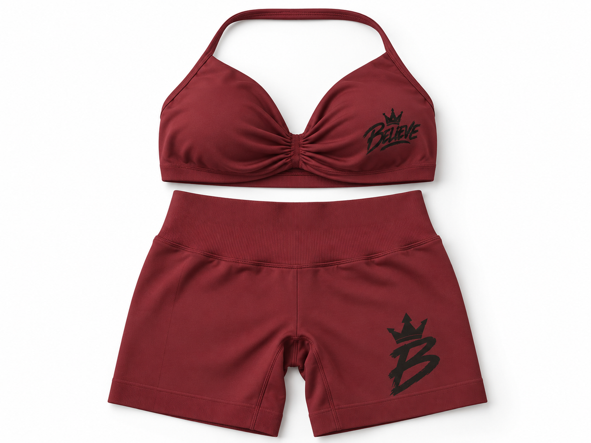 Believe Elevate Scrunch & Crop Set