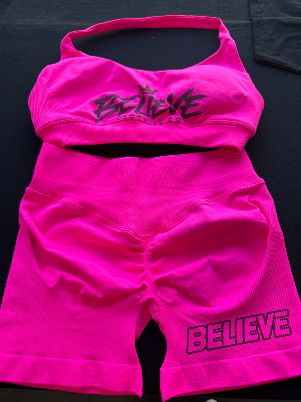 Believe Bloom Scrunch & Crop Set