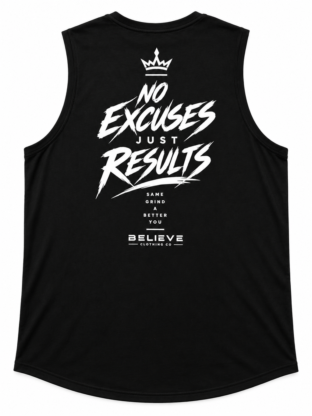BELIEVE CLOTHING CO. – No Excuses Muscle Tank